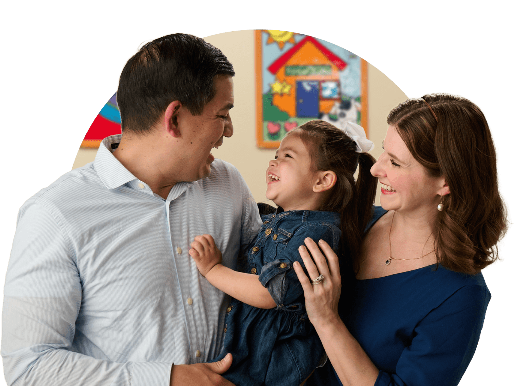A parent and child pictured on the Primrose website